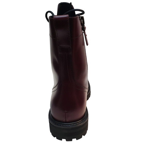 New Aquatalia Mens Shoes Ira Italian Leather Waterproof Boots 9.5M Red - Picture 4 of 9